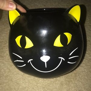 Black cat Yankee candle holder